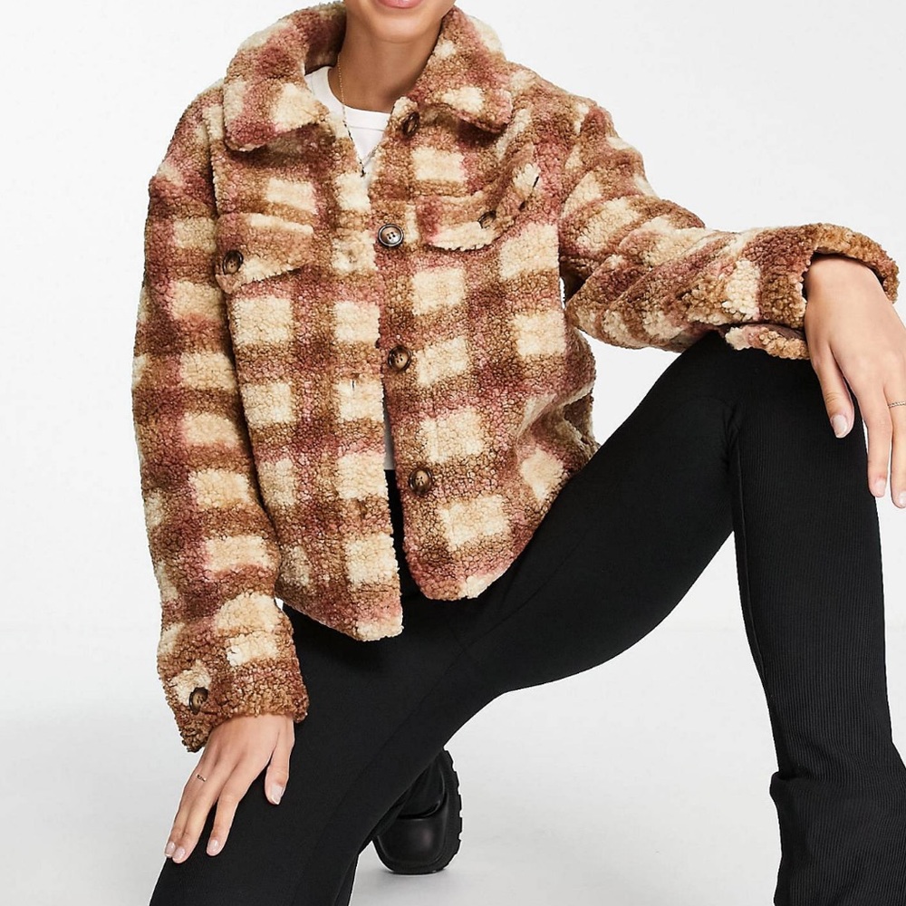Cropped Teddy Jacket